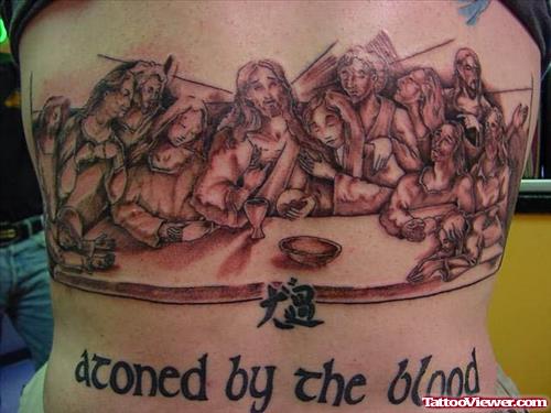 Jesus & Devil Tattoo
