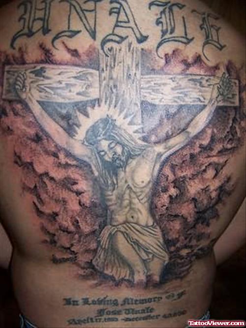 Jesus Died Tattoo