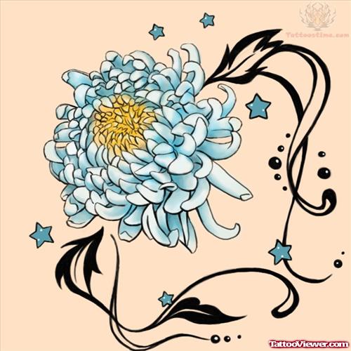 Chrysanthemum Tattoo Design Picture