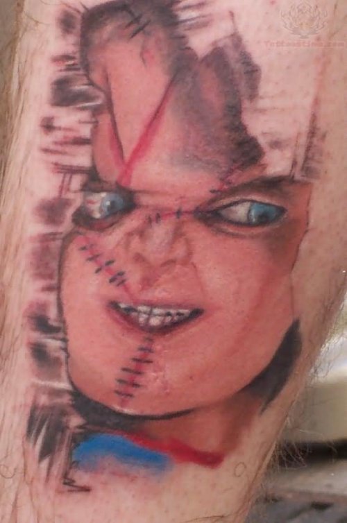 Chucky Awesome Tattoo