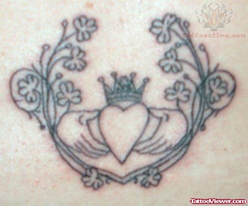 Large Claddagh Tattoo