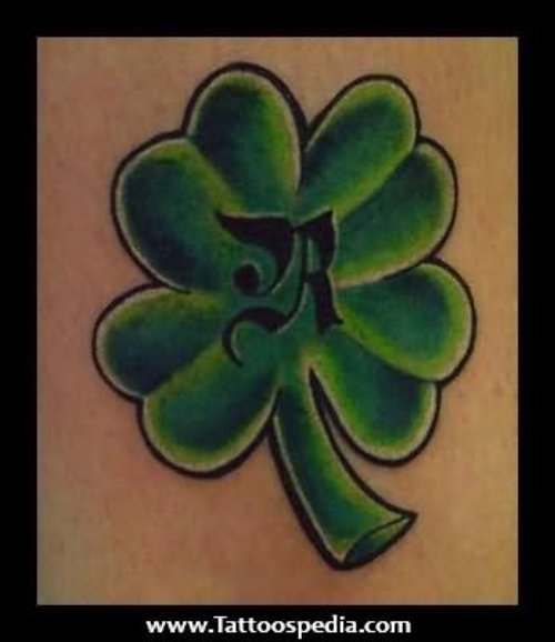 Traditional Clover Tattoo