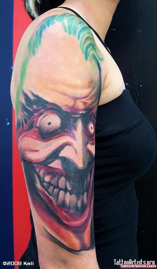 Clown Tattoo For Girls