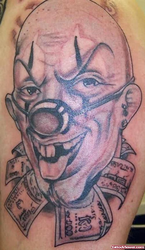 Creative Clown Tattoo