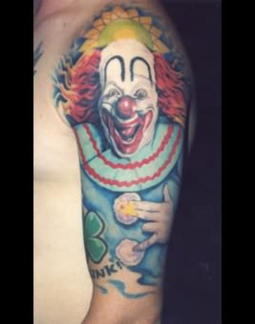 Clown Laughing Joker Tattoo