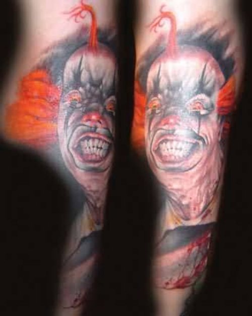 Crawling clown Tattoo