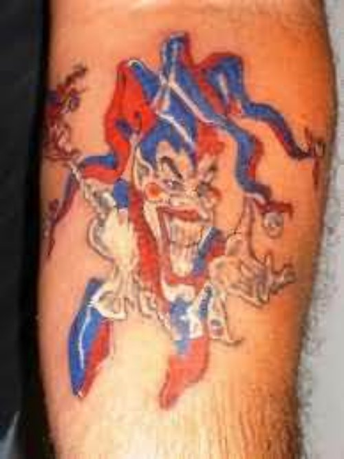 Joker Tattoo On Arm