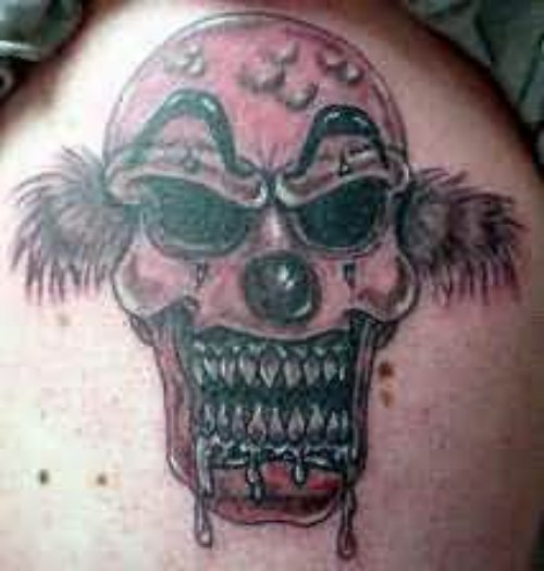 Skull Tattoo For Shoulder