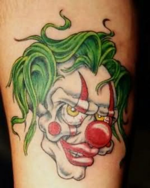Horrible Eyes - Clown Tattoo