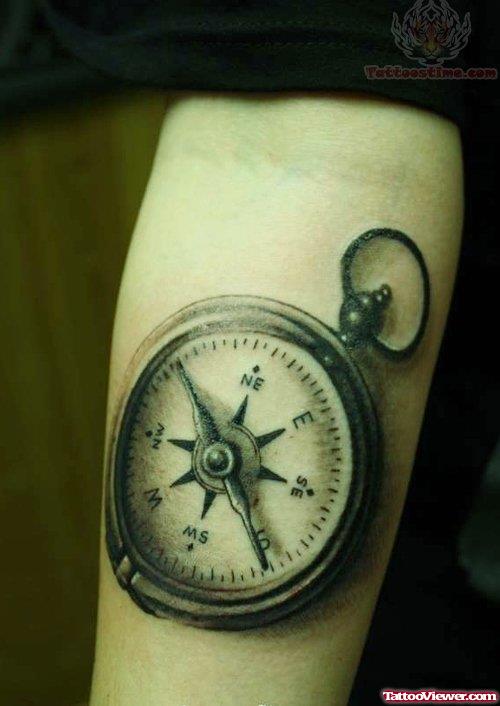 North West Compass Tattoo