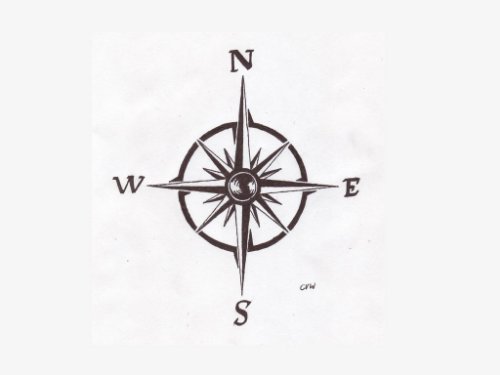 Nice Compass Tattoo Design Idea