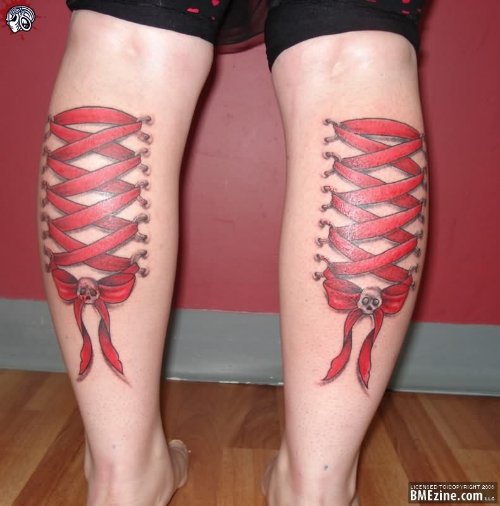 Back Legs Tattoo Corset