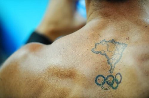 Country Map And Olympic Tattoo Design