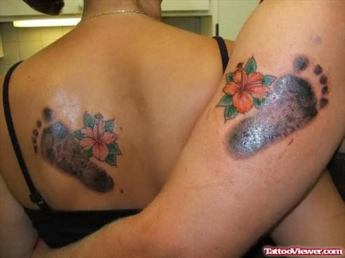 Flower Couple Tattoo