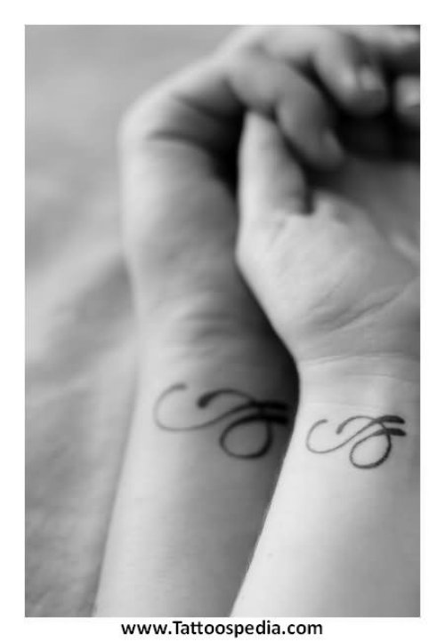 Amazing Couple Tattoos On Wrists