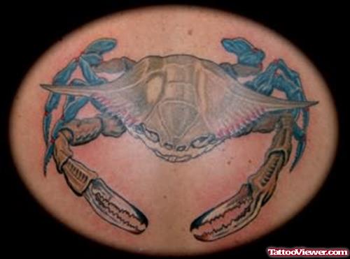 Angry Crab Tattoo