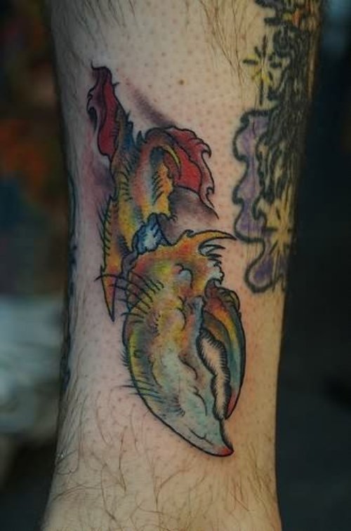 Crab Claw Tattoo By Matthew Amey