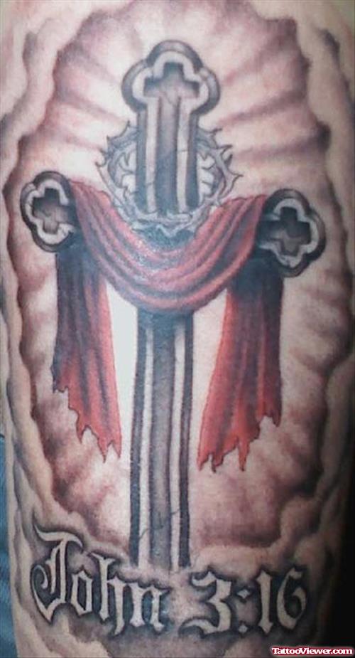 Awesome Cross Tattoo