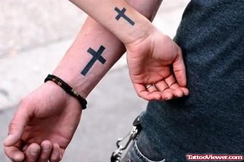 Religious Cross Tattoo Design