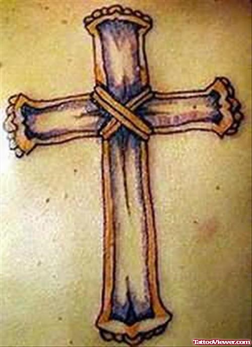 Crown Cross Tattoo