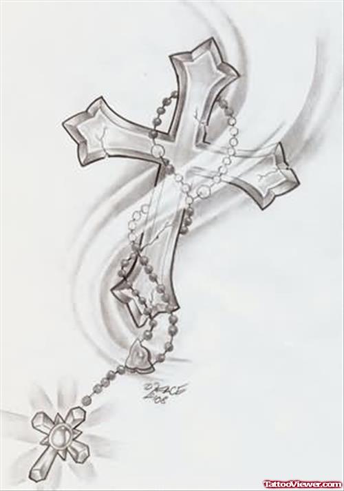 Cross Tattoos Rosary