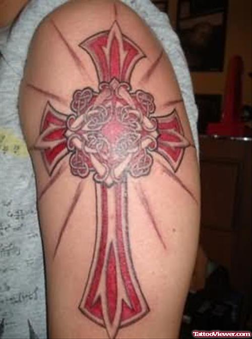 Shining Cross Tattoo