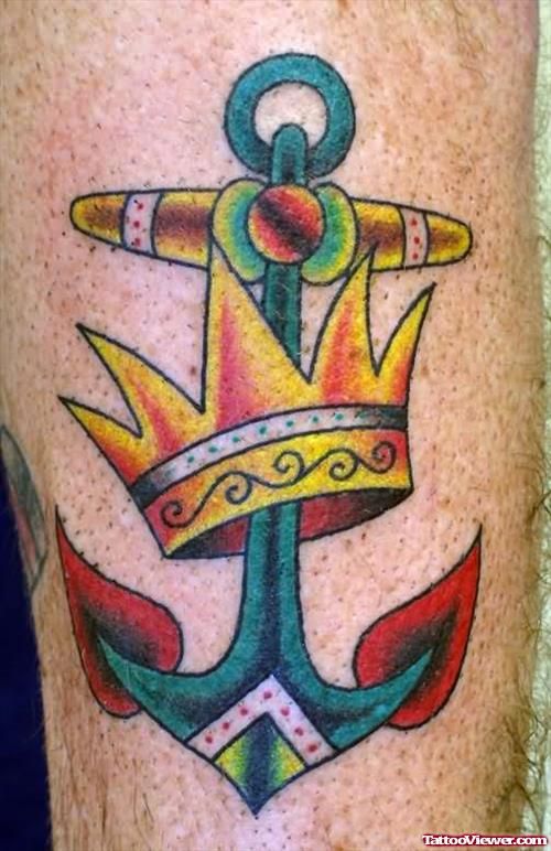 Crown Anchor Tattoo