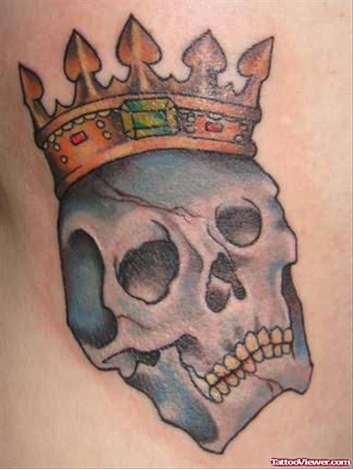 Skull Crown Tattoo