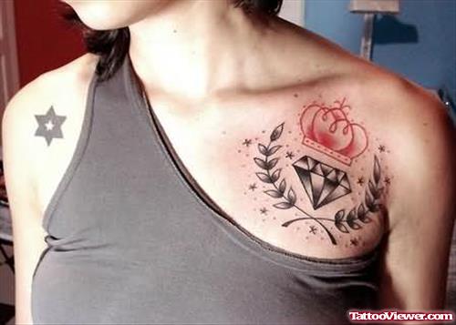 Regal Heart - Crown Tattoo