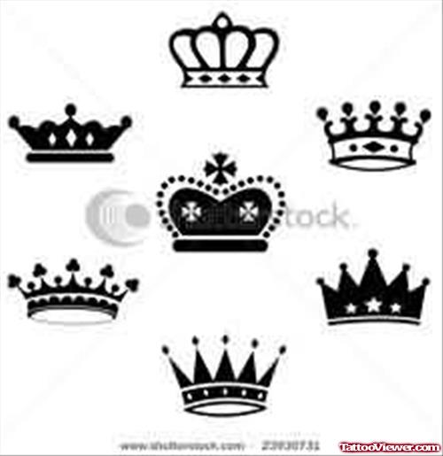 Crown New Style Tattoo Designs