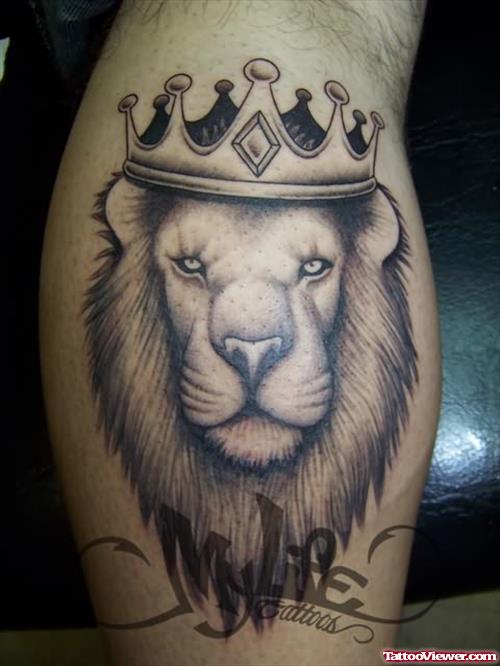 Lion Crown Tattoo