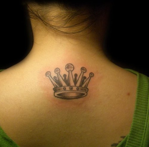 Crown Tattoo For Back