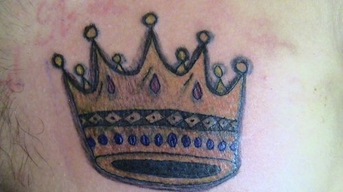 Large Crown Tattoo
