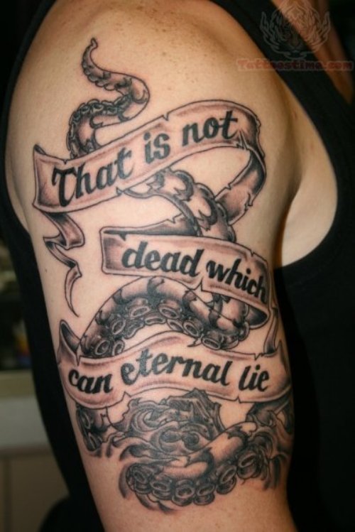 That Is Not Dead Which Can Etrnel Lie – Cthulhu Tattoo