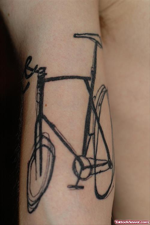 Cycle Tattoo On Arm