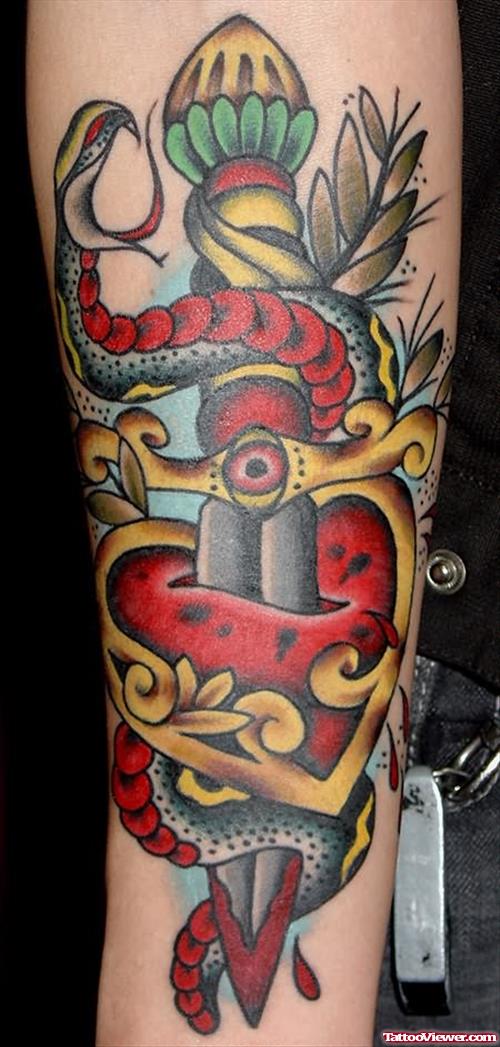 Adam Dagger Tattoo