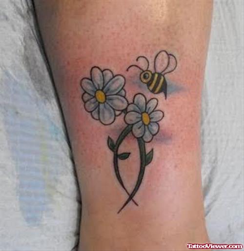 Daisy And Bee Tattoo