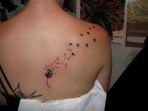Dandelion Tattoo On Fullback