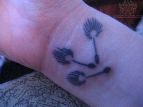 Dandelion Tattoos For Wrist