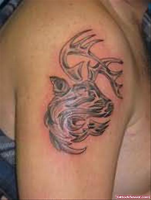 Celtic Deer Tattoo Design