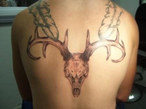 Deer Skull Tattoo for Men