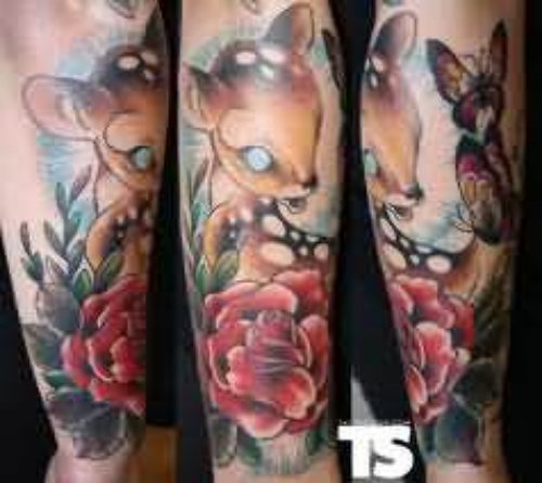 Fawn Tattoos On Arm