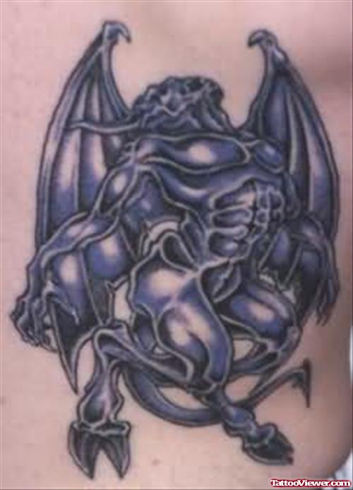 Strange Demon Tattoo