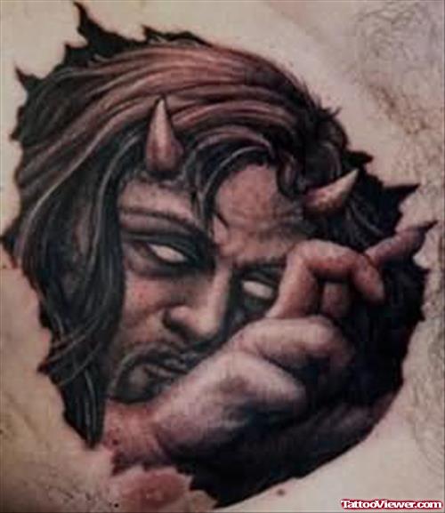 Dangerous Demon Tattoo Image