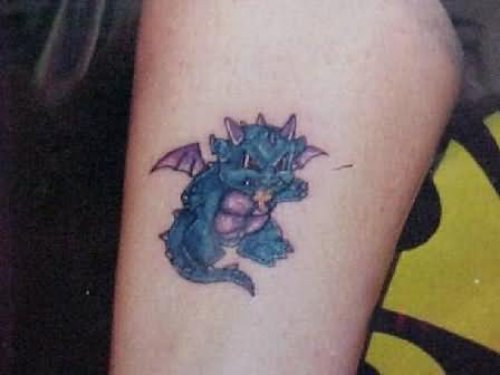 Small Size Demon Tattoo