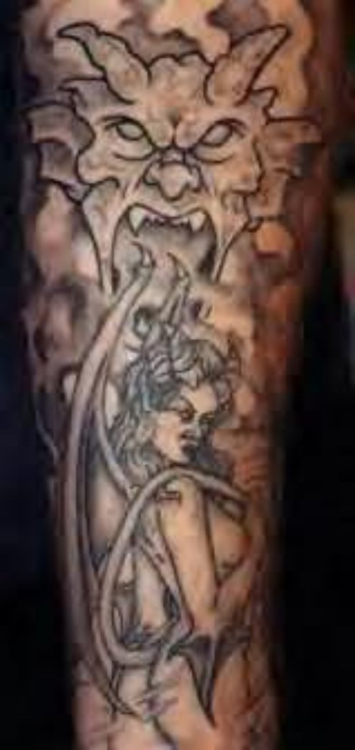 Demon Girl Tattoo