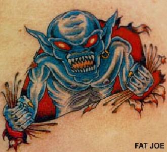 Alien Demon Tattoo Image