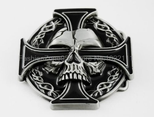 Skull And Cross Demon Tattoo Design