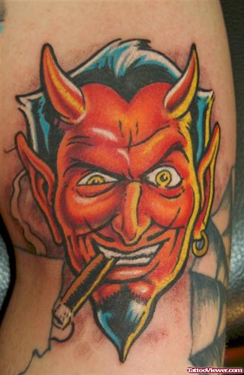 Coop Devil Tattoo Design