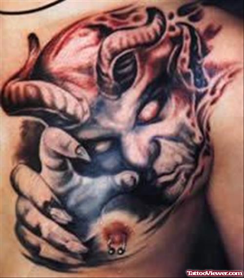 Stunning Devil Tattoo Design